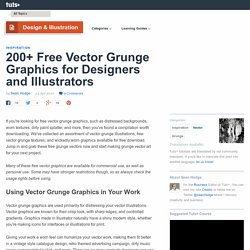 200+ Free Vector Grunge Graphics for Designers and Illustrators