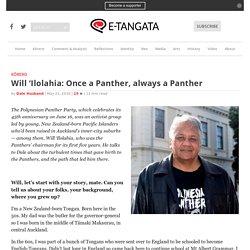 Will ‘Ilolahia: Once a Panther, always a Panther - E-Tangata