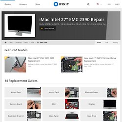 iMac Intel 27" EMC 2390 Repair