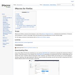 wiki imacros