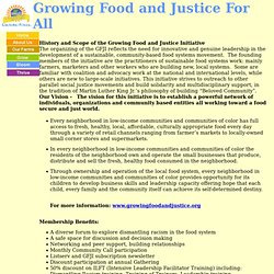Growing Food and Justice For ALL