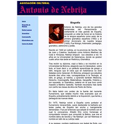 Antonio de Nebrija