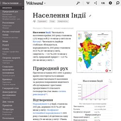 Населення Індії. wikiwand
