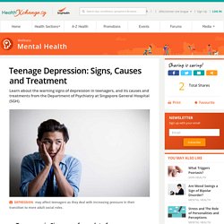 Teenage Depression: Signs, Causes and Treatment