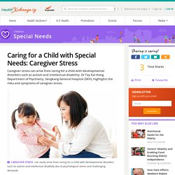 Reasons for Caregiver Stress in Developmentally Impaired Child