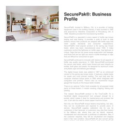 SecurePak®: Business Profile