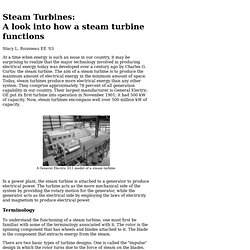 Look into Steam Turbine Functions