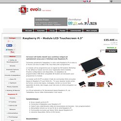 Raspberry Pi - Module LCD Touchscreen 4.3"
