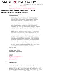 Image and Narrative - Article