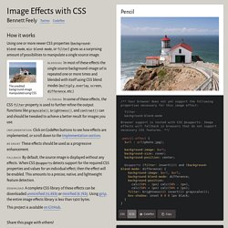 Image Effects with CSS