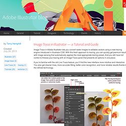Rastreo de imagen en Illustrator - un Tutorial y Guía de «Adobe Illustrator Blog