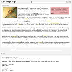 CSS Image Maps - Flickr-like Technique?
