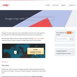 Image map with CSS3 & jQuery tooltips