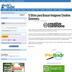 5 Sitios para Buscar Imágenes Creative Commons.