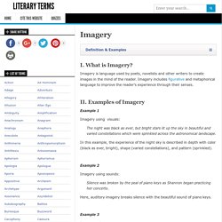 Imagery: Definition and Examples