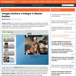 Images Actives s'intègre à iBooks Author