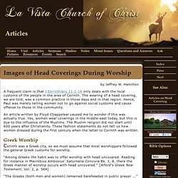 Images of Head Coverings During Worship