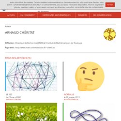 ARNAUD CHÉRITAT articles sur Images des mathématiques