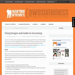 Using Images and Audio in eLearning