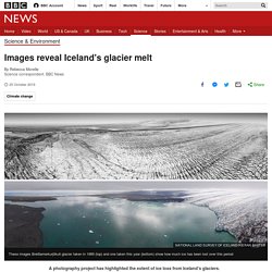 Images reveal Iceland's glacier melt