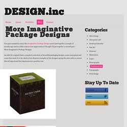 More Imaginative Package Designs - DESIGN.inc Blog - StumbleUpon