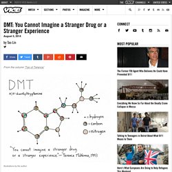 DMT: You Cannot Imagine a Stranger Drug or a Stranger Experience
