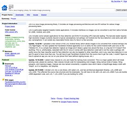 jjil - Jon's Java Imaging Library, for mobile image processing