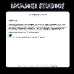 Imangi Studios - About Us
