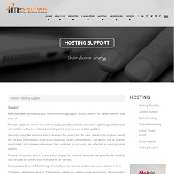 IMeSolutions Hosting Support Center