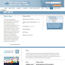 International Monetary Fund - Data and Statistics