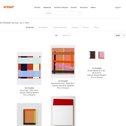 Imi Knoebel on artnet