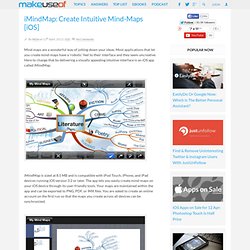 iMindMap: Create Intuitive Mind-Maps [iOS]