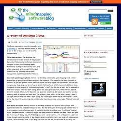 A review of iMindMap 3 beta