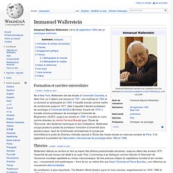 Immanuel Wallerstein