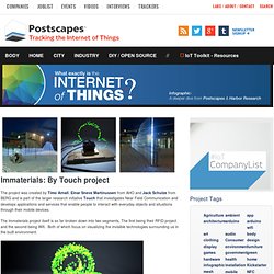 Immaterials: By Touch project - Internet of Things Project