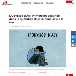 L’Odyssée d’Aly, immersion dessinée dans le quotidien d’un mineur isolé à la rue