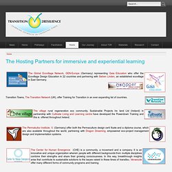 The Hosting Partners for immersive and experiential learning