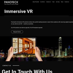 Immersive Virtual Reality Solutions