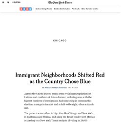 Where Immigrant Neighborhoods Swung Right in the Election