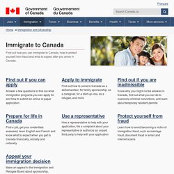 Immigrate to Canada