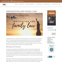Immigration and Family Law - My Modern Law