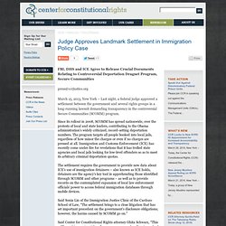 Judge Approves Landmark Settlement in Immigration Policy Case
