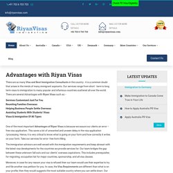 Riyan Visas PR Immigration Consultants in Hyderabad PR Visa Canada Australia Germany