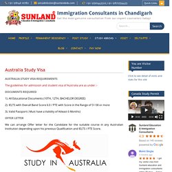 Looking for Australia Study Visa?