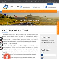 Tourist Visa for Australia