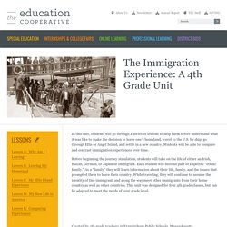 The Immigration Experience: A 4th Grade Unit