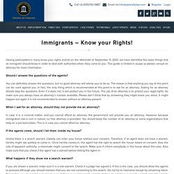 Know your Rights on immigration and US visa filling, USA Immigration Lawyer, San Francisco Immigration Attorney, Bay Area Green Card Lawyer