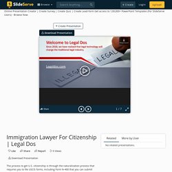Immigration Lawyer For Citizenship