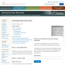 Immigration Records