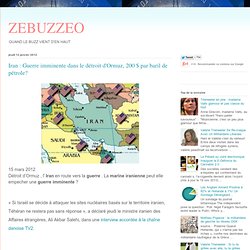 Iran : Guerre imminente dans le détroit d'Ormuz, 200 $ par baril de pétrole?